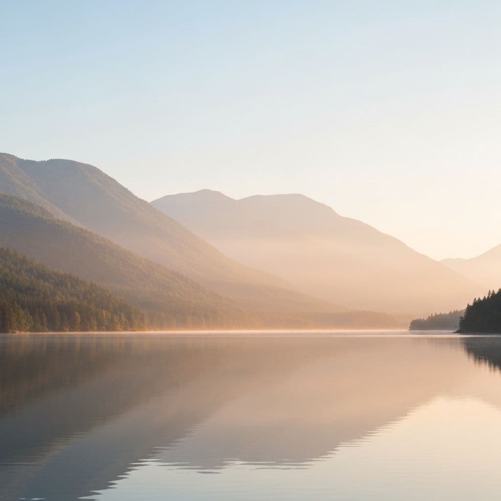 Peaceful nature landscape